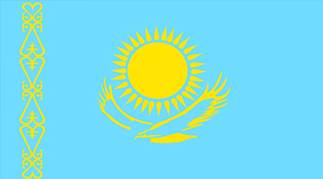 image of the kazakhstanian flag