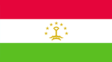 image of the tajikistanian flag